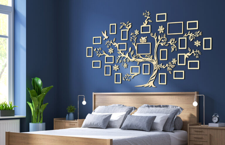 Wooden Family Tree - Wall Decoration