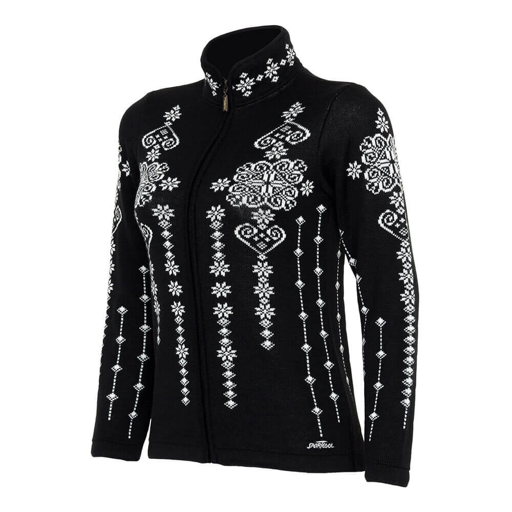 SportCool Folk Patern-woman-black-natural