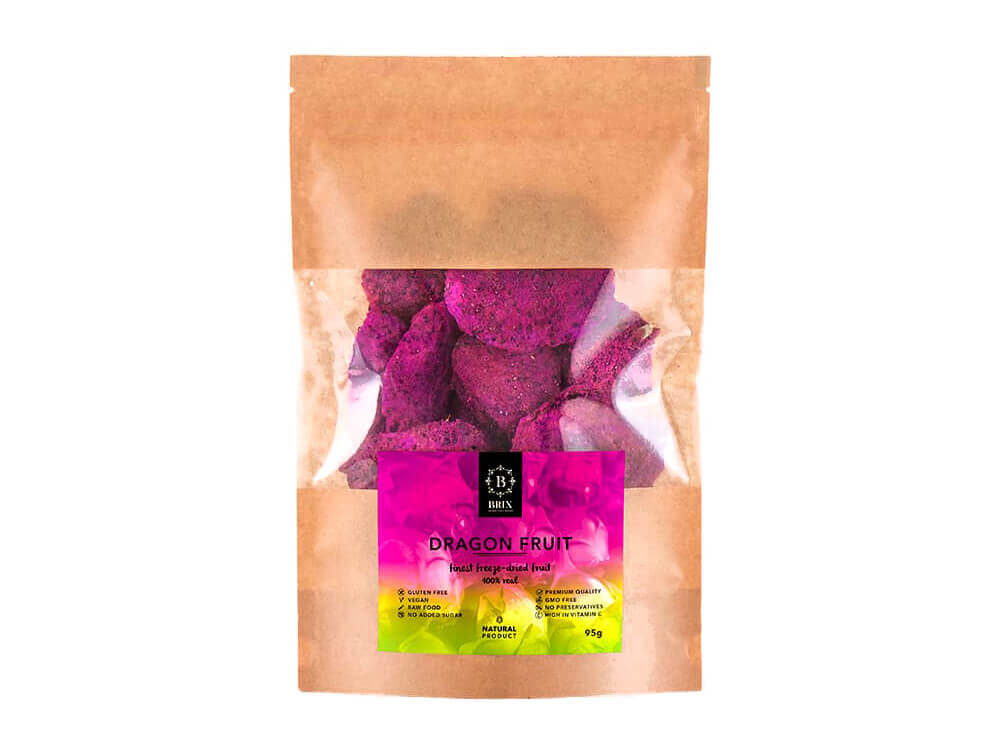 Brix Exotic Fruits Freeze Dried Dragon Fruit 95g