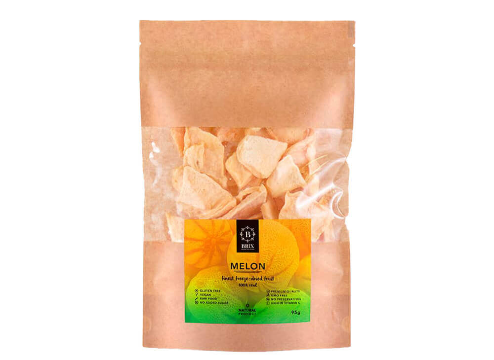 Brix Exotic Fruits Freeze Dried Melon Cantaloupe 95g